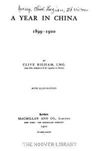 Year in China, 1899-1900