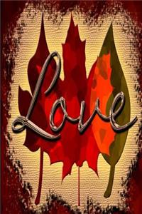 Wedding Journal Love Fall Foliage