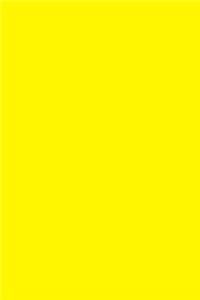 Journal Cadmium Yellow Color Simple Plain Yellow
