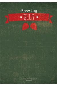 Brew Log Book - Homebrew Beer Recipe Journal