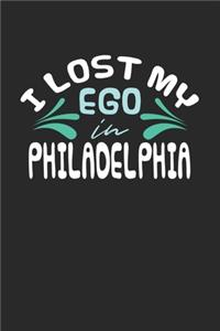 I lost my ego in Philadelphia: 6x9 - notebook - dot grid - city of birth