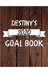 Destiny's 2020 Goal Book
