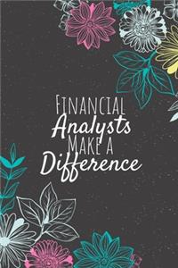 Financial Analysts Make A Difference