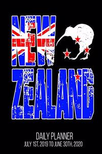 New Zealand Daily Planner July 1st, 2019 To June 30th, 2020