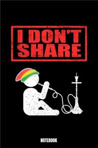 I Don'T Share Notebook