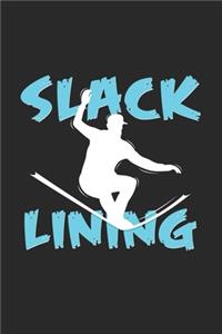 Slacklining: 6x9 Slacklining - blank with numbers paper - notebook - notes