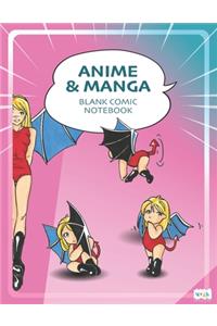 Anime Manga Blank Comic Notebook