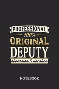 Professional Original Deputy Notebook of Passion and Vocation
