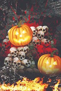 Halloween Massacre Lined Notebook