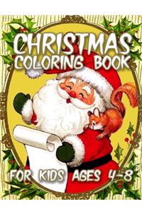 Christmas Coloring Book for Kids Ages 4-8