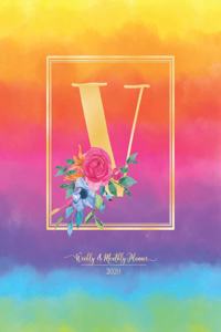 Weekly & Monthly Planner 2020 V