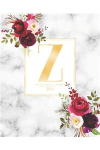 Weekly & Monthly Planner 2020 Z