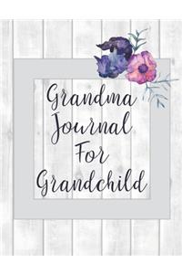 Grandma Journal for Grandchild