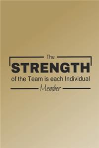 The Strength of the Team is each Individual Member