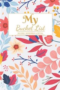 My Bucket List