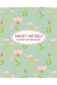 Budget and Bills Planner and Organizer