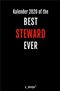 Kalender 2020 für Stewards / Steward / Flugbegleiter / Flugbegleiterin