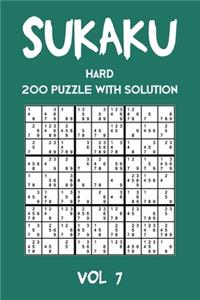 Sukaku Hard 200 Puzzle With Solution Vol 7