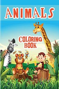 Awsome Animals Coloring Book