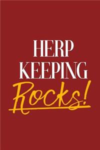 Herp Keeping Rocks!