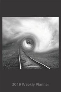 Plan on It 2019 Weekly Calendar Planner - Train Track in to the Vortex