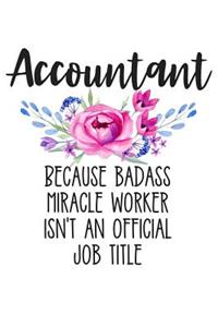Accountant Because Badass Miracle Worker Isn't an Official Job Title