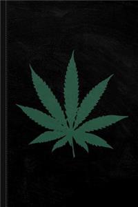 Cannabis Weed Marijuana Leaf Journal Notebook