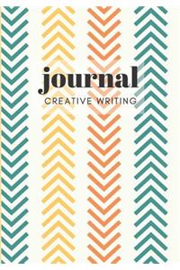 Journal Creative Writing: Native American Pattern Lined Diary Daily Weekly Monthly Anytime Undated