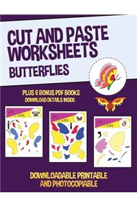 Cut and Paste Worksheets (Butterflies)