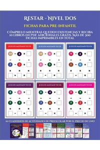 Fichas para pre-infantil (Restar - Nivel Dos)