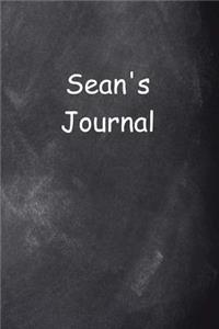Sean Personalized Name Journal Custom Name Gift Idea Sean