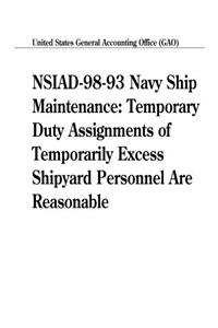 Nsiad-98-93 Navy Ship Maintenance
