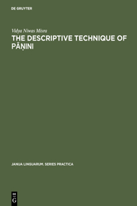 Descriptive Technique of Pāṇini