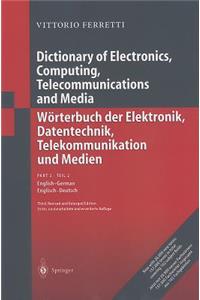 Worterbuch Der Elektronik, Datentechnik, Telekommunikation Und Medien