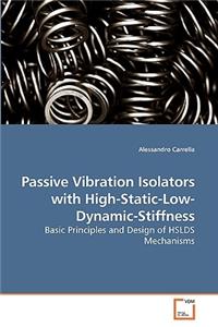 Passive Vibration Isolators with High-Static-Low-Dynamic-Stiffness