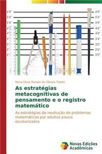 As estratégias metacognitivas de pensamento e o registro matemático