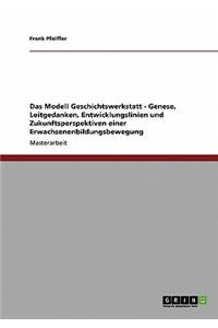 Das Modell Geschichtswerkstatt - Genese, Leitgedanken, Entwicklungslinien und Zukunftsperspektiven einer Erwachsenenbildungsbewegung