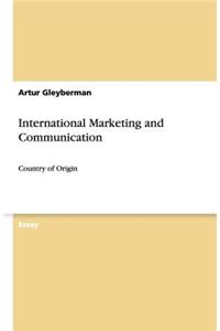 International Marketing and Communication