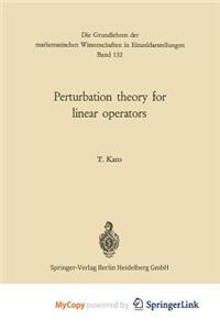 Perturbation Theory for Linear Operators