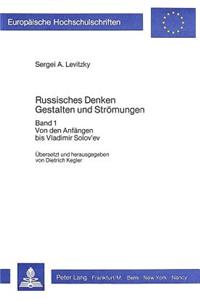 Russisches Denken- Gestalten Und Stroemungen (Uebersetzt Und Herausgegeben Von Dietrich Kegler)