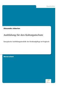 Ausbildung für den Kulturgutschutz