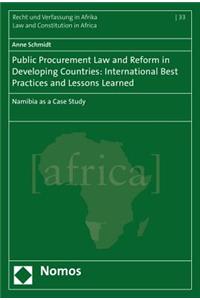 Public Procurement Law and Reform in Developing Countries