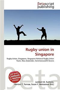 Rugby Union in Singapore