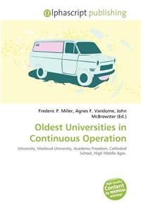 Oldest Universities in Continuous Operation