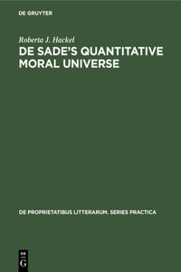 De Sade’s quantitative moral universe
