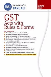 GST Acts with Rules & Forms (Bare Act)