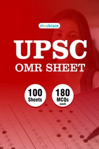 UPSC OMR Sheets - 100 sheets, 180 MCQs each