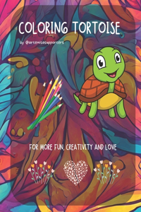 Coloring Book Tortoise