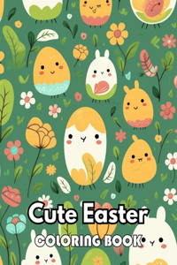 Cute Easter Coloring Book for Kids