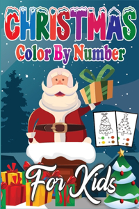 Christmas Color By Number For Kids